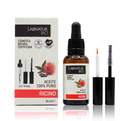 ACEITE PURO DE RICINO + KIT RIMEL LABNATUR