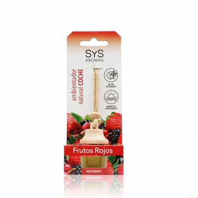 AMBIENTADOR PARA COCHE FRUTOS ROJOS SYS