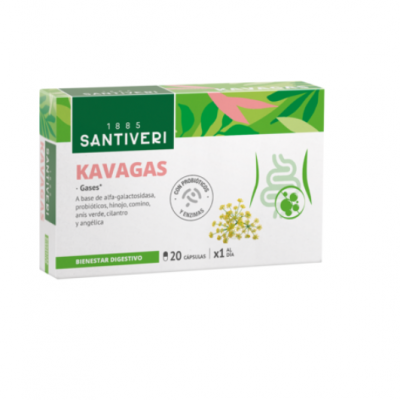 COMPRIMIDOS ANTIGASES KAVAGAS SANTIVERI