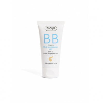 BB CREAM PIELES GRASAS Y MIXTAS TONO OSCURO SPF15 ZIAJA