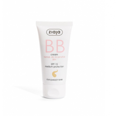 BB CREAM PIELES NORMALES, SECAS Y SENSIBLES TONO OSCURO SPF15 ZIAJA