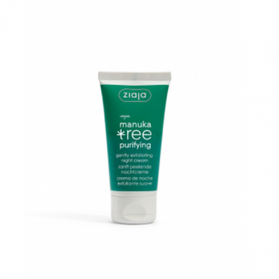 CREMA DE NOCHE EXFOLIANTE SUAVE MANUKA TREE ZIAJA