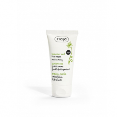CREMA HIDRATANTE ULTRALIGERA CON PEPINO Y MENTA ZIAJA