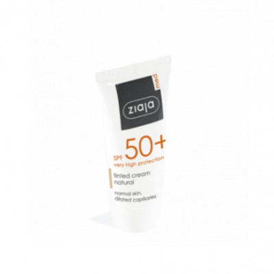 CREMA PROTECTORA CON COLOR NATURAL SPF50+ ZIAJA