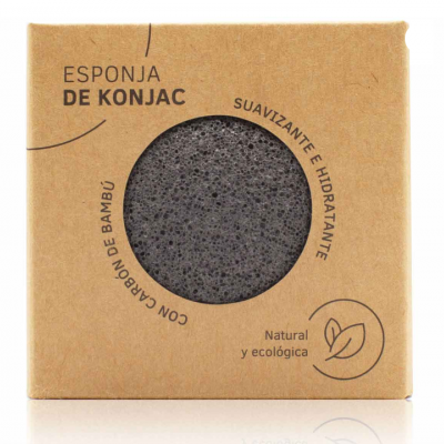 ESPONJA DE KONJAC CARBÓN ACTIVO SYS
