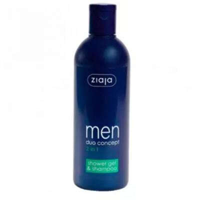 GEL DE DUCHA + CHAMPÚ PARA HOMBRES ZIAJA