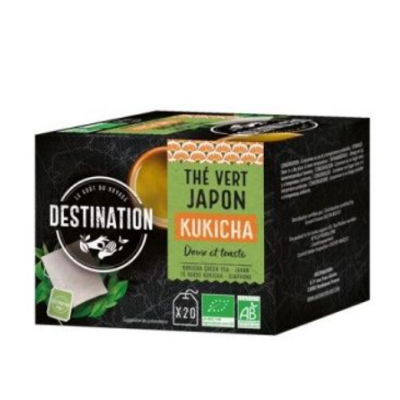 INFUSIÓN DE TÉ VERDE KUKICHA JAPÓN DESTINATION