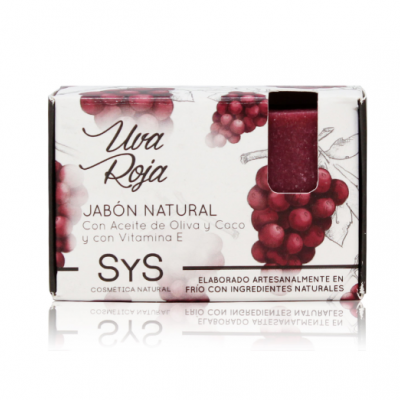 JABÓN NATURAL DE UVA ROJA SYS