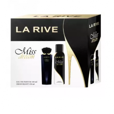 SET PERFUME + DESODORANTE FEMENINO MISS DREAM LARIVE