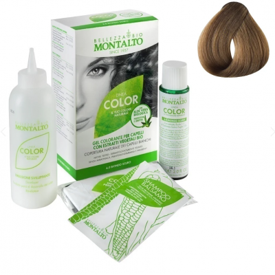 TINTE VEGETAL COLOR 7.3 RUBIO DORADO MONTALTO BELLEZA BIO