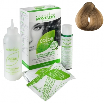 TINTE VEGETAL COLOR 8.0 RUBIO CLARO MONTALTO BELLEZA BIO